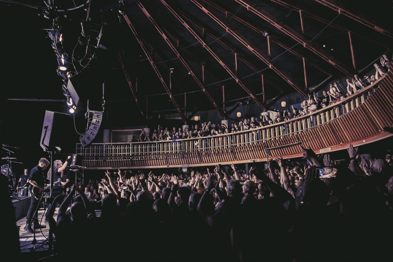 A full house at Meow Nui, seen from the stage